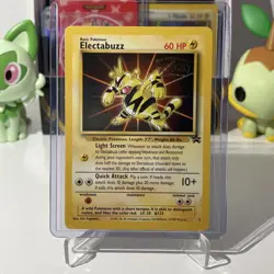 1999 Pokemon TCG Electabuzz Stamped WB Kids First Movie Promo - Image 1