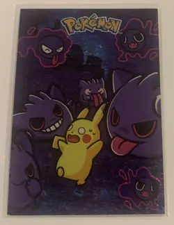 POKEMON CRYSTAL BLACK DARK EDITION 2025 Pikachu and Gengar Box Hit SR - Image 1