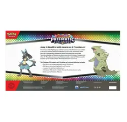 Pokemon TCG Prismatic Evolutions Lucario Ex + Tyranitar Ex Premium Collection - Image 2