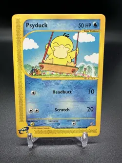 Pokemon Psyduck 104/147 Aquapolis 2002 WOTC LP Condition - Image 1