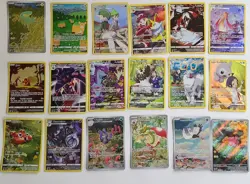 Pokemon TCG Full Art Illustration lot of 18 NM/LP Hard to find, no dupes - Image 1