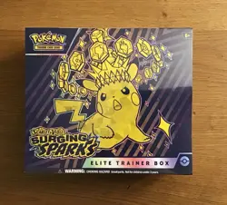 Pokemon Scarlet and Violet Surging Sparks Elite Trainer Box ETB Brand New Sealed - Image 1