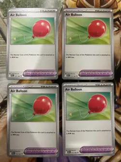 4x Air Balloon 079/086 Pokemon Black Bolt Regular English - PLAYSET - NM/M 🔥 - Image 1