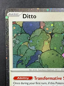 COSMOS HOLO Ditto # 132/165 S&V 151 -STAMPED- Pokemon - Play! Prize Pack 6 - Image 3