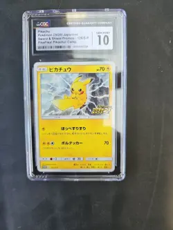 🔥 Pokemon TCG 🔥 Pikachu 126/S-P 🔥 Sword & Shield Promo 🔥 CGC 10 Gem Mint ✈ - Image 1