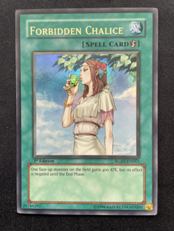 Yu-Gi-Oh! - Forbidden Chalice RGBT-EN061 Unlimited Near Mint (NM) - Image 1
