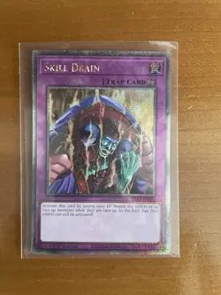 *** SKILL DRAIN *** 1ST EDITION QUARTER CENTURY SECRET RARE RA02-EN077 YUGIOH! - Image 1