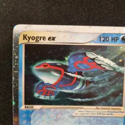 Kyogre EX Nintendo Black Star Promo Card 001 HOLO Pokemon TCG - Excellent VLP - Image 3