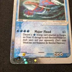 Kyogre EX Nintendo Black Star Promo Card 001 HOLO Pokemon TCG - Excellent VLP - Image 4