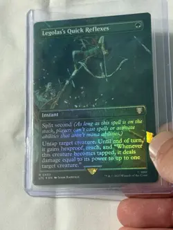 Legolas's Quick Reflexes Borderless Foil Card, Commander: The Lord of the Rings - Image 2