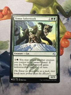 1x Temur Sabertooth- NM- Mystery Booster 2- Mtg Magic The Gathering Card - Image 1