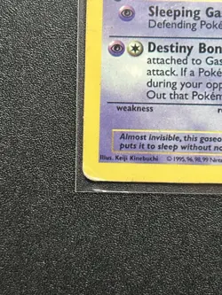 Pokemon Card Gastly Shadowless 1st Edition Base Set Common 50/102 - Image 4