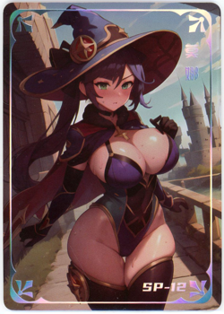MONA MEGISTUS - Goddess Story ANIME WAIFU Trading Card - YISISANTAN 3 - SP-12 - Image 1