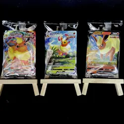 Pokemon TCG S-Chinese Card Sword & Shield CSHC-003 Flareon Vmax Promo 3 Card - Image 1