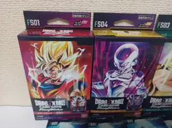 Dragon Ball Card Game Fusion World Start Deck SET of 4 FS01-04 Japanese - Image 2