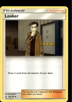 Pokemon Looker 126/156 Ultra Prism Non Holo Uncommon 5 Card Lot - Image 1