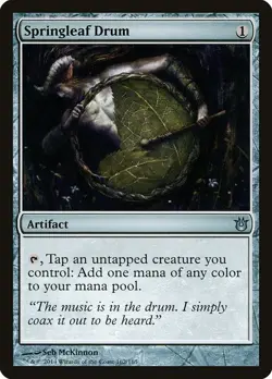 Springleaf Drum 1x MtG Born of the Gods SP/NM - Image 1
