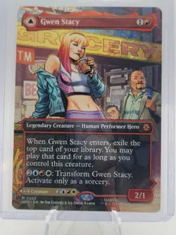 MTG Gwen Stacy/Ghost-Spider (0202) (Borderless) Marvel's Spider-Man-Regular-NM - Image 1
