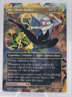 MTG Gwen Stacy/Ghost-Spider (0202) (Borderless) Marvel's Spider-Man-Regular-NM - Image 2