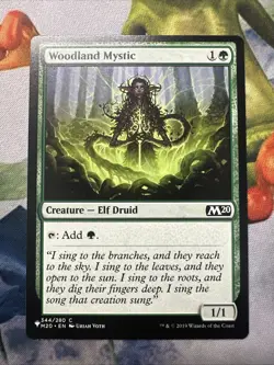 1x Woodland Mystic- Mystery Booster 2- NM- Mtg Magic The Gathering Card - Image 1
