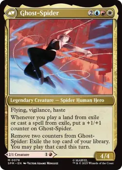 MTG Gwen Stacy 78 Mythic Marvel Spider-Man - Image 2