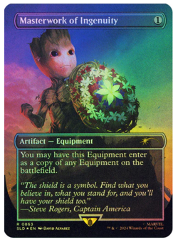 Masterwork of Ingenuity - Borderless Foil Secret Lair MTG - Image 1