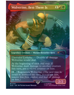 Wolverine, Best There Is - Marvel's Wolverine Foil Secret Lair MTG - Image 1