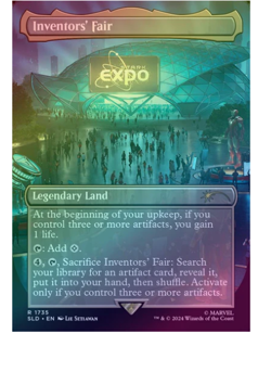 Inventors' Fair - Marvel's Iron Man Foil Secret Lair MTG - Image 1