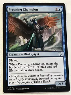 Preening Champion (C) MTG March Of The Machine MOM - Image 1