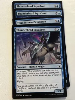 x4 Thunderhead Squadron (C) MTG March Of The Machine MOM - Image 1