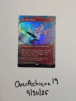 Foil Gwen Stacy (borderless) (209) M/NM Magic MTG Marvel's Spider-man - Image 2