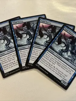 x4 Tidal Terror (C) MTG March Of The Machine MOM - Image 1