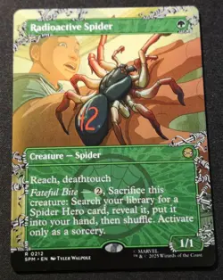 Radioactive Spider - Borderless - SPM - MTG - EN - NM - 0212 - Image 1