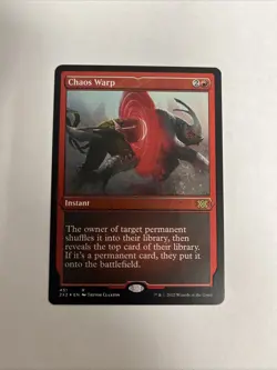 Chaos Warp Foil Etched Double Masters 2022 MTG - Image 1