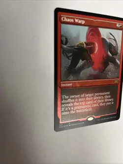 Chaos Warp Foil Etched Double Masters 2022 MTG - Image 5