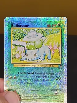 Pokemon Legendary Collection Reverse Holo Bulbasaur, #68/110 - Image 3