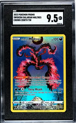 2023 Pokemon SWSH Promo Galarian Moltres #SWSH284 Holo SGC 9.5 - Image 1