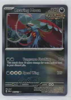 Roaring Moon Reverse Foil Pokemon Prismatic Evolutions PRE #065 - Image 1