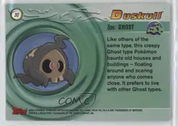 Duskull Topps Pokemon Advanced #30 2003 - Image 2