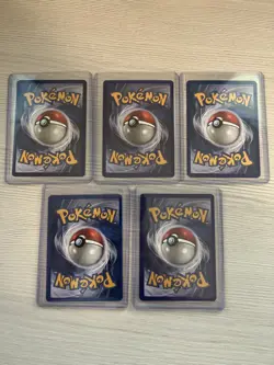 Set Of 5 Pokemon Cards From Various Sets (Vintage) - Image 2