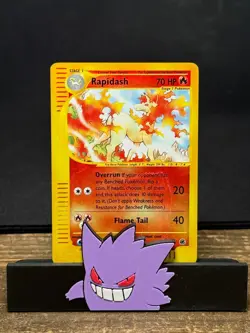 Pokemon TCG Expedition 26/165 Rapidash Holo MP-HP - Image 2