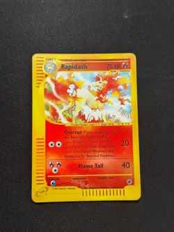 Pokemon TCG Expedition 26/165 Rapidash Holo MP-HP - Image 3