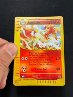 Pokemon TCG Expedition 26/165 Rapidash Holo MP-HP - Image 4
