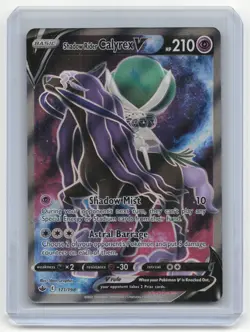 2021 Pokemon TCG Shadow Rider Calyrex V Chilling Reign #17/198 - Image 1