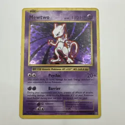 Pokemon Mewtwo 51/108 Holo Rare 2016 XY Evolution Cracked Ice MP see photos - Image 1