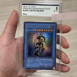 BRG8 PSA8 Yugioh SYE-024 Black Luster Soldier Black Luster Ritual Ultra 1st Set - Image 2