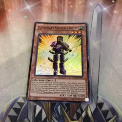 Yugioh Superheavy Samurai Flutist SECE-EN007 Super Rare NM - Image 1