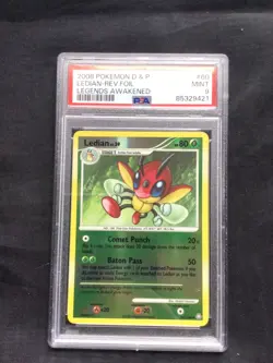 Pokemon Cards: Legends Awakened Reverse Holo: Ledian 60/146 PSA 9 - Image 1