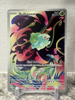 Bulbasaur Full Art Mega Evolutions Pokemon Card 133/132 Near Mint Condition Rare - Image 1