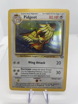 Pokemon TCG Pidgeot Jungle Holo Card 8/64 Unlimited Rare (LP) - Image 1